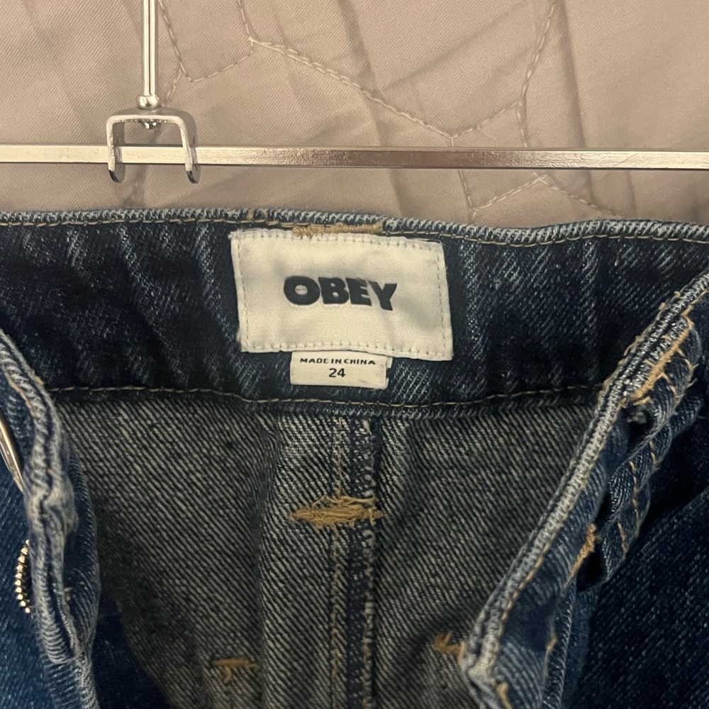 Obey Juniper Embroidered Denim Midi Skirt - Picture 6 of 6